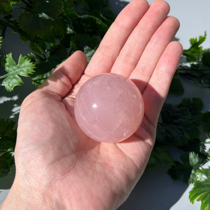 Rose Quartz Sphere - Large 50mm