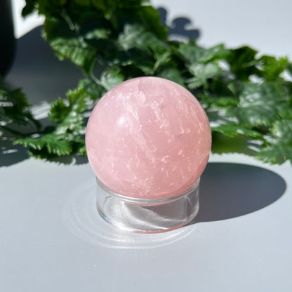 Rose Quartz Sphere - Large 50mm