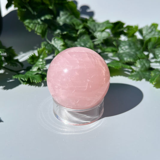 Rose Quartz Sphere - Large 50mm