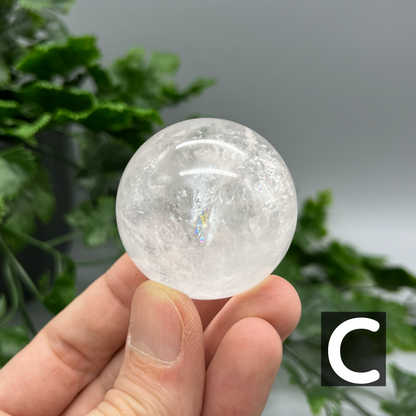 Clear Quartz Sphere - YOU PICK