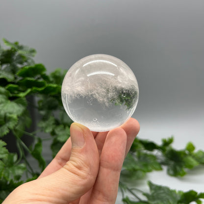 Clear Quartz Sphere with High Clarity