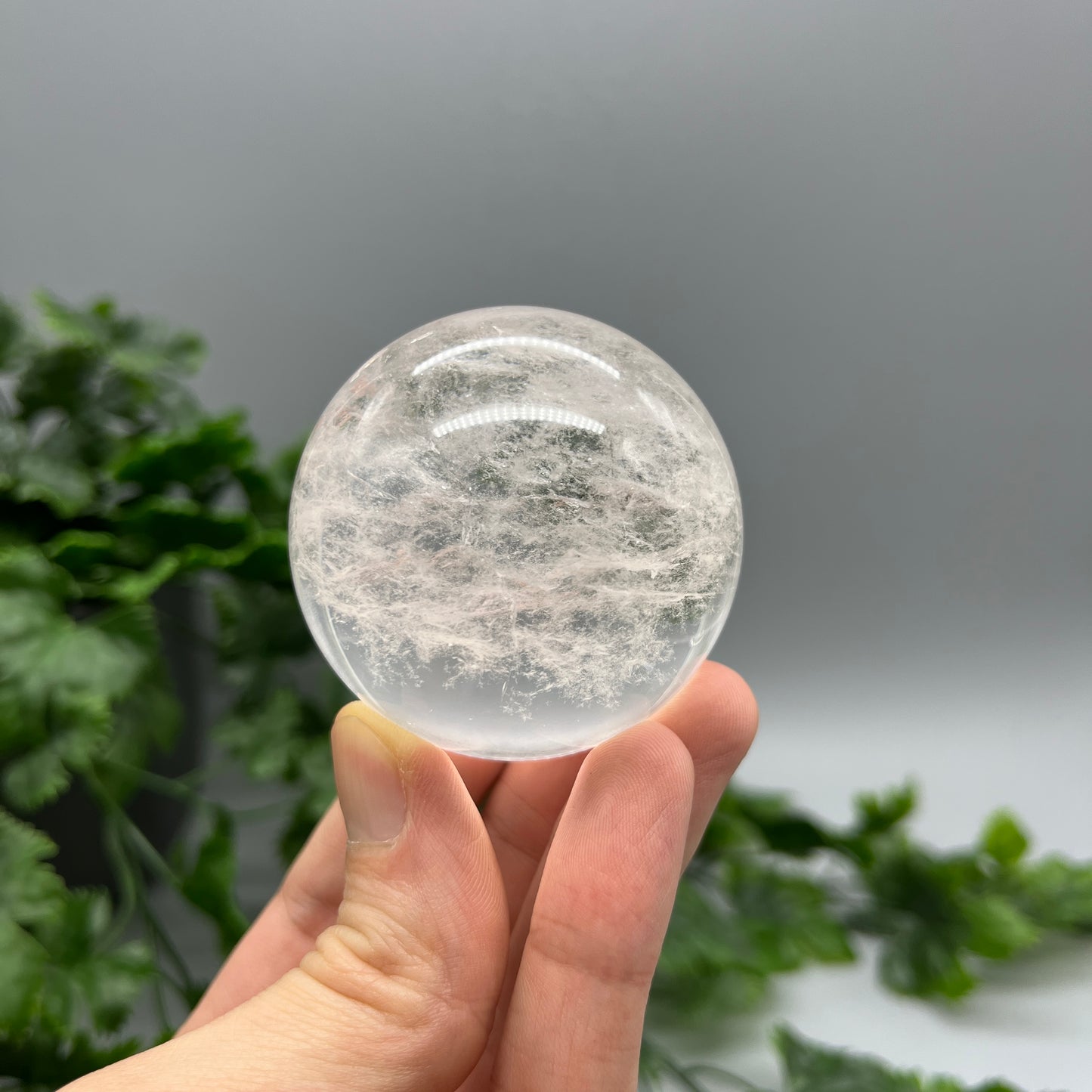 Clear Quartz Sphere with High Clarity