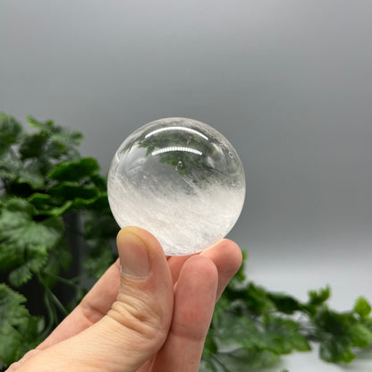 Clear Quartz Sphere with High Clarity