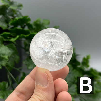 Clear Quartz Sphere - YOU PICK