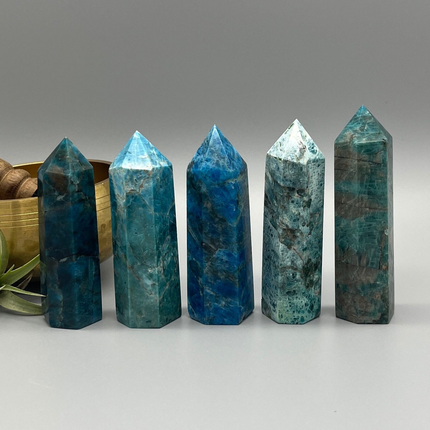 Apatite Tower - YOU PICK - 3" Blue Apatite Tower