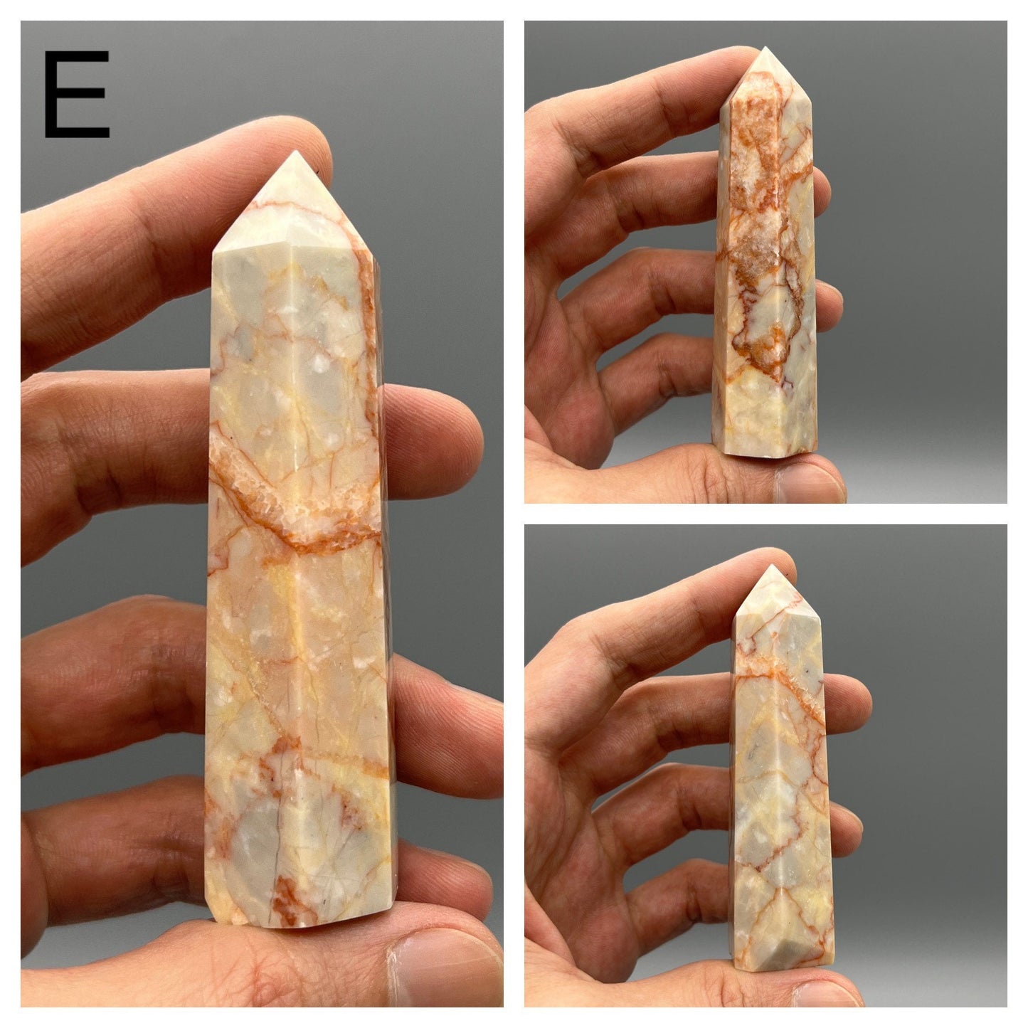 Red Vein Jasper Tower - YOU PICK - 3" Brecciated Jasper Tower