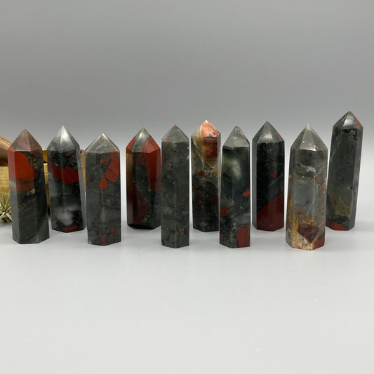 Bloodstone Tower - YOU PICK - 3" African Bloodstone Tower