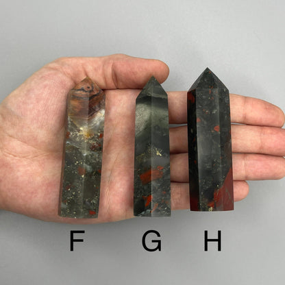 Bloodstone Tower - YOU PICK - 3" African Bloodstone Tower