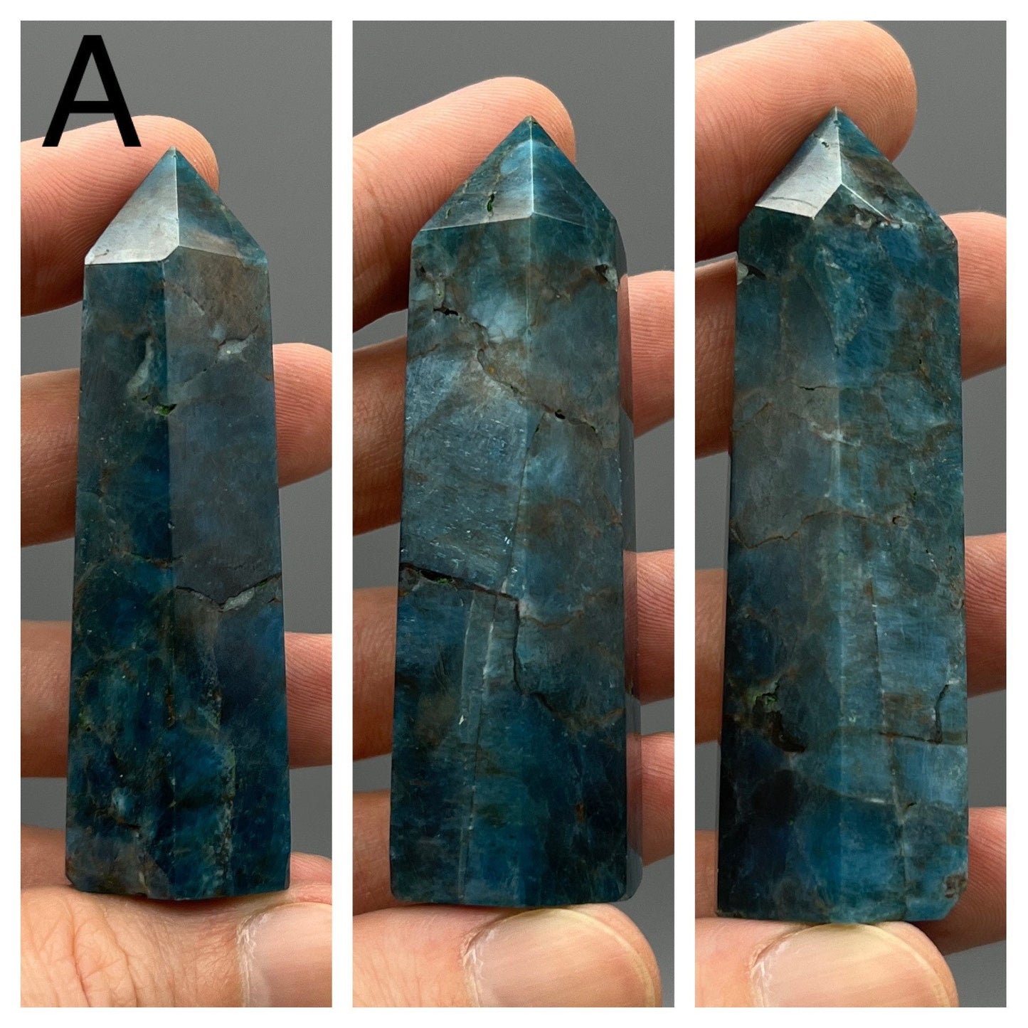 Apatite Tower - YOU PICK - 3" Blue Apatite Tower