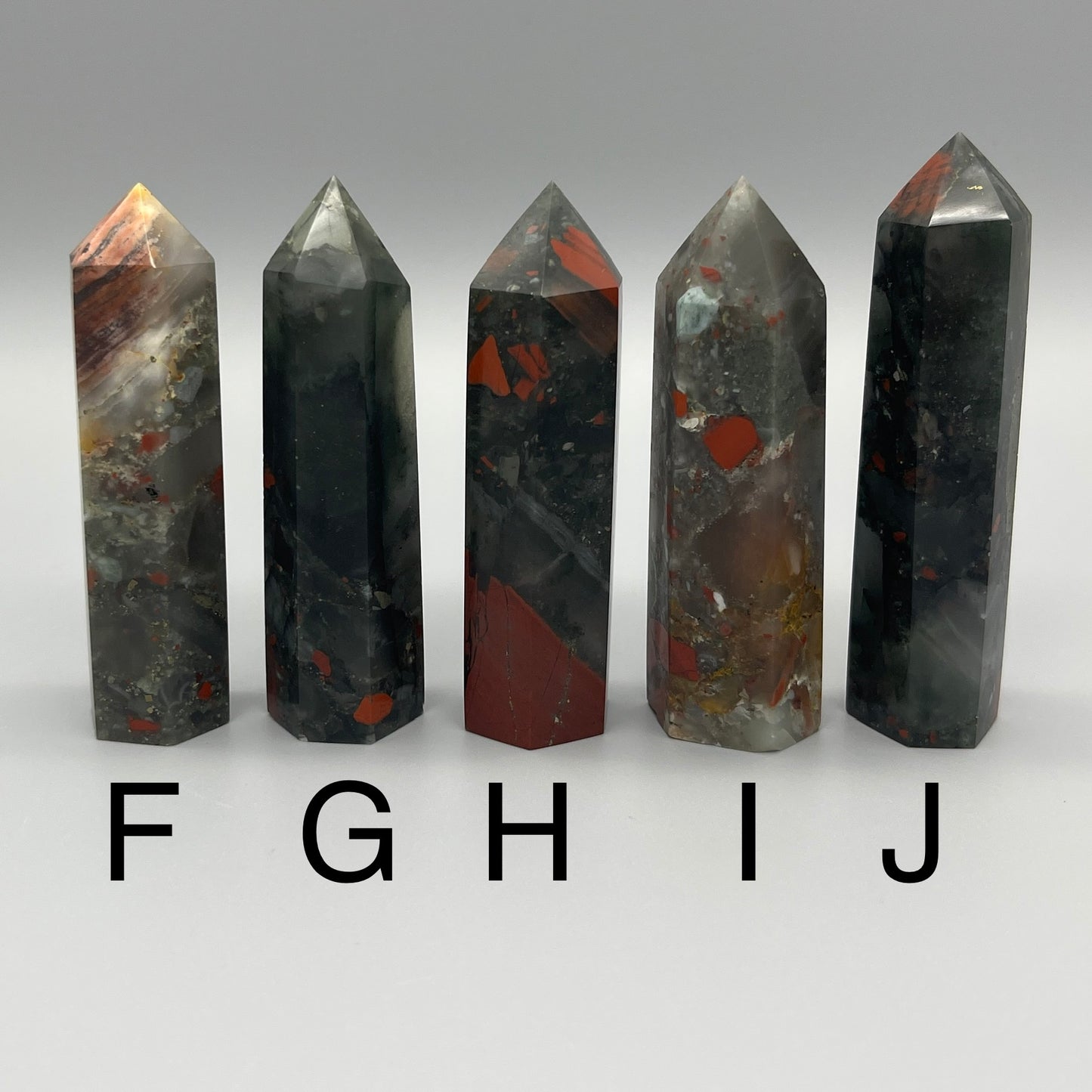 Bloodstone Tower - YOU PICK - 3" African Bloodstone Tower