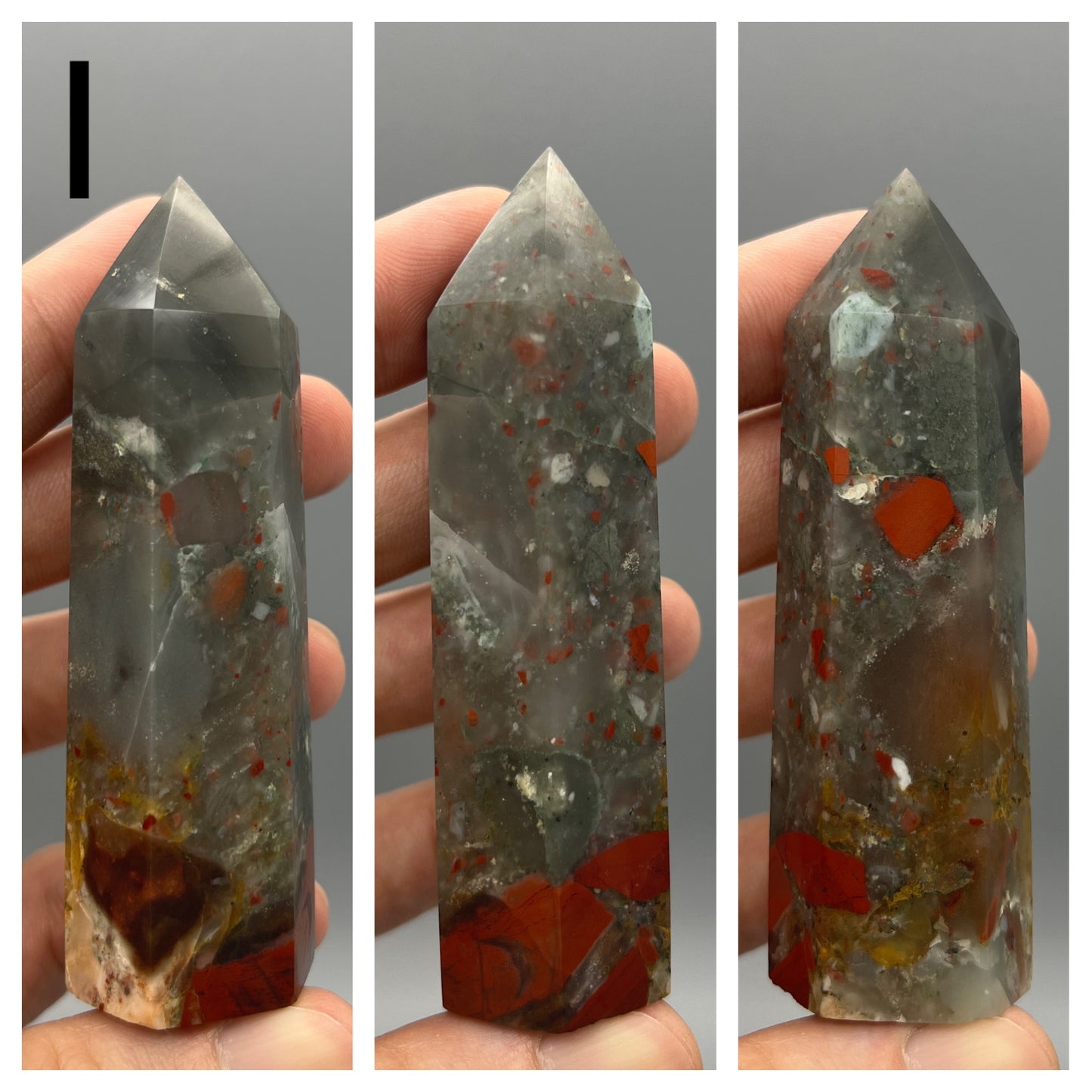 Bloodstone Tower - YOU PICK - 3" African Bloodstone Tower