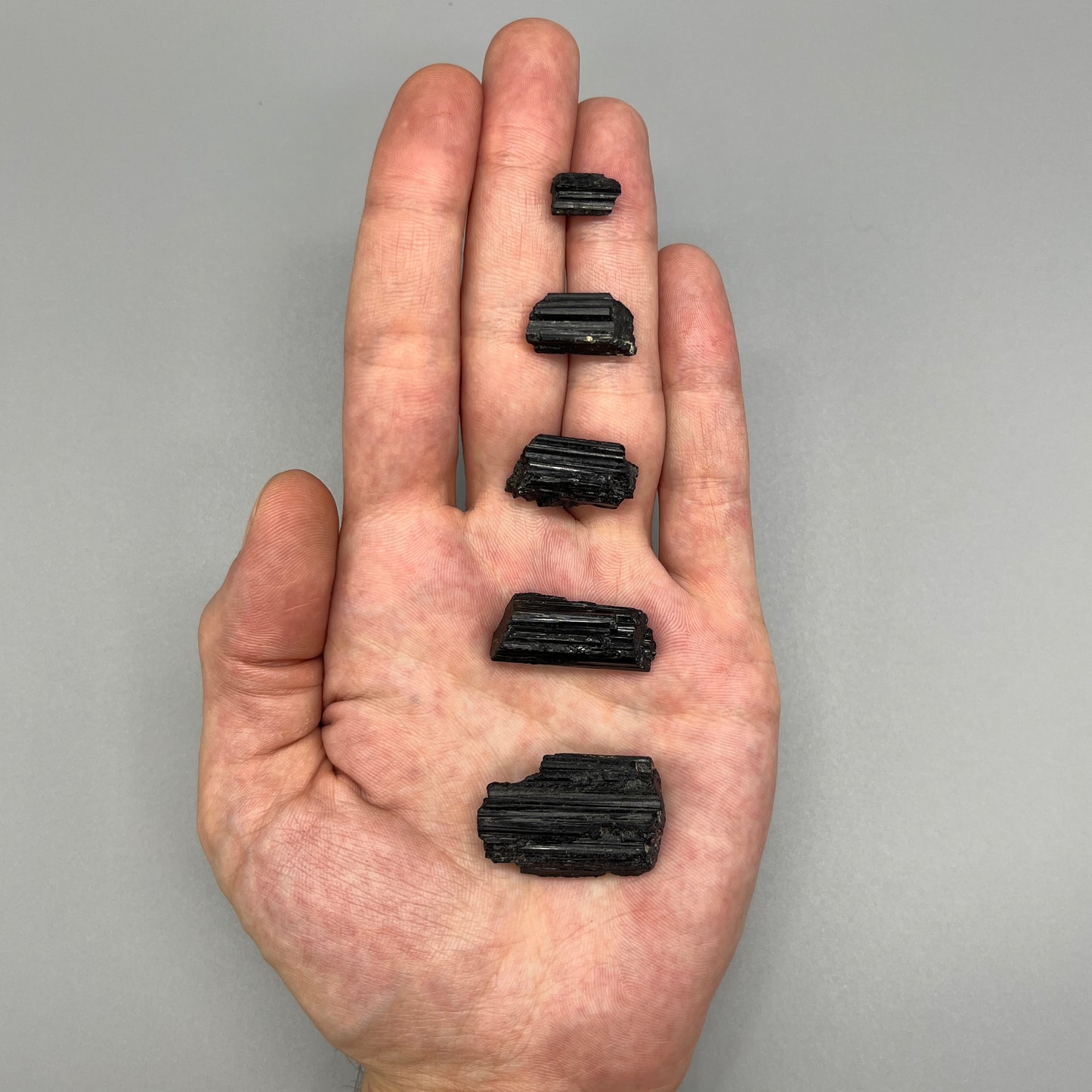 Raw Black Tourmaline: 0-1oz Sizes (Chips - 1.5") - You Pick Size - Grade A Natural Black Tourmaline, Small Black Tourmaline