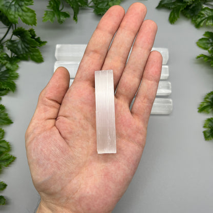 2.5-3” Selenite Stick - One Natural Selenite Stick