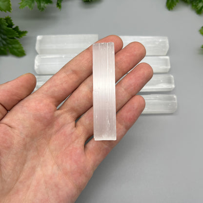 2.5-3” Selenite Stick - One Natural Selenite Stick