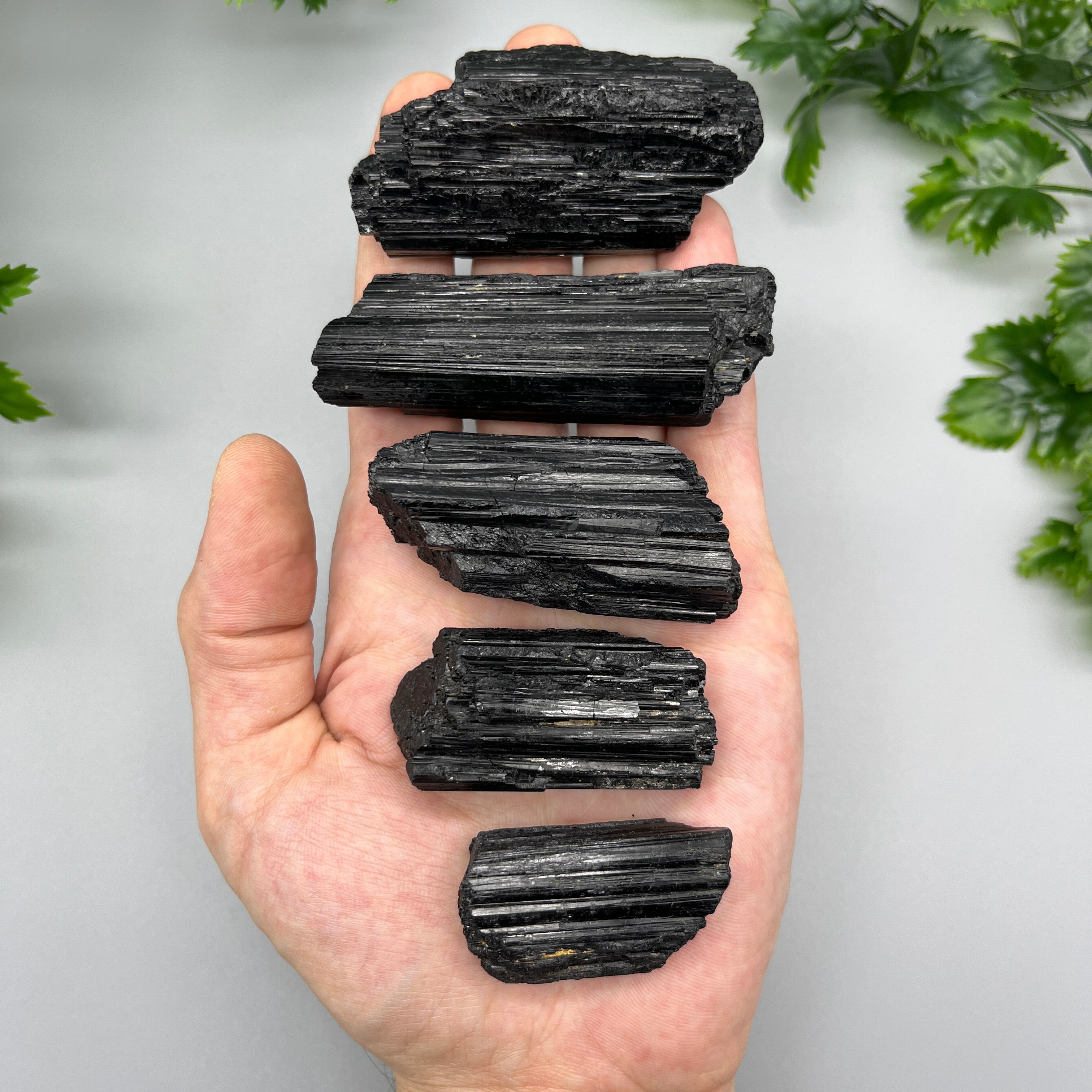 Natural black online tourmaline