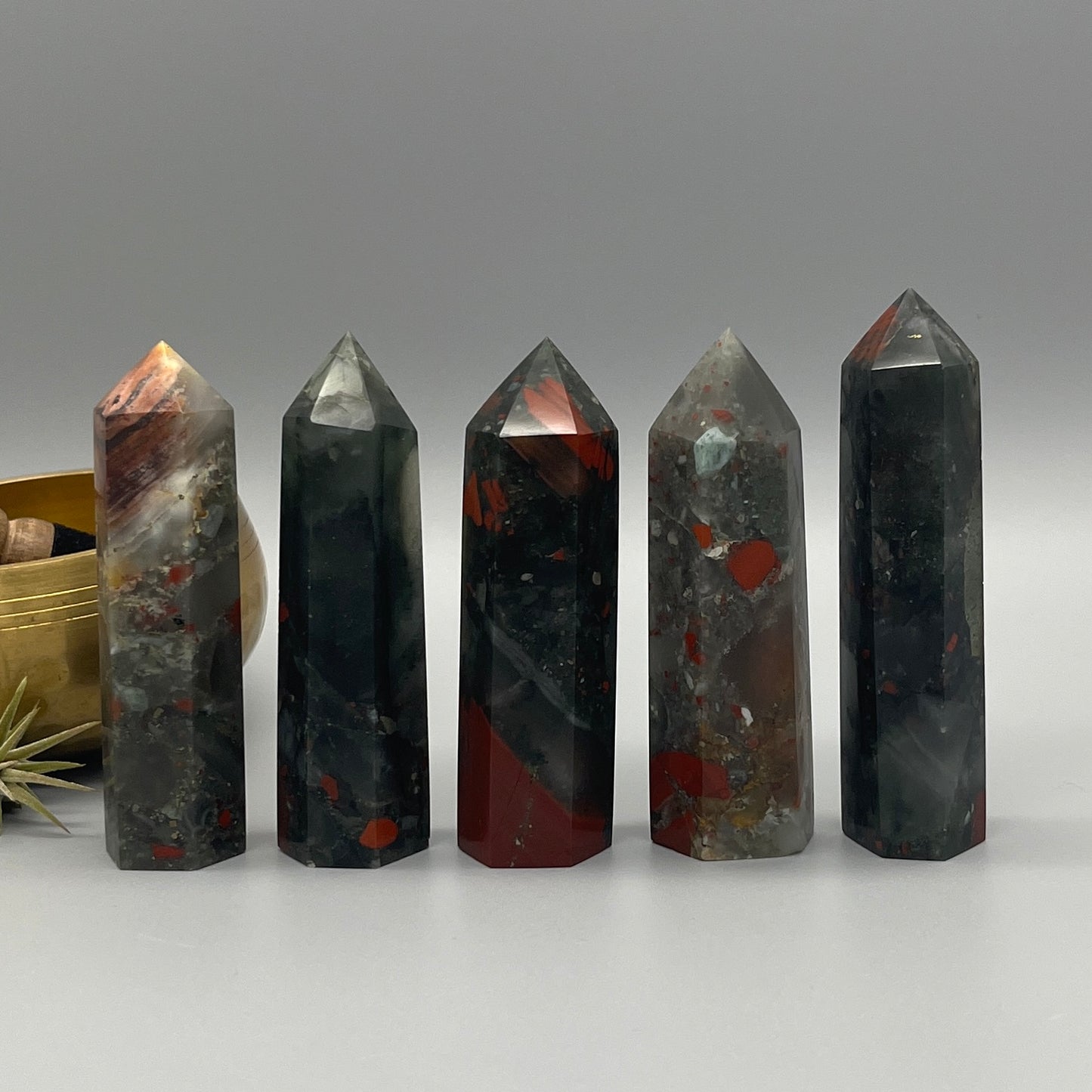 Bloodstone Tower - YOU PICK - 3" African Bloodstone Tower