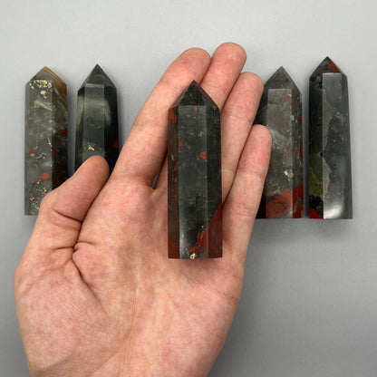 Bloodstone Tower - YOU PICK - 3" African Bloodstone Tower