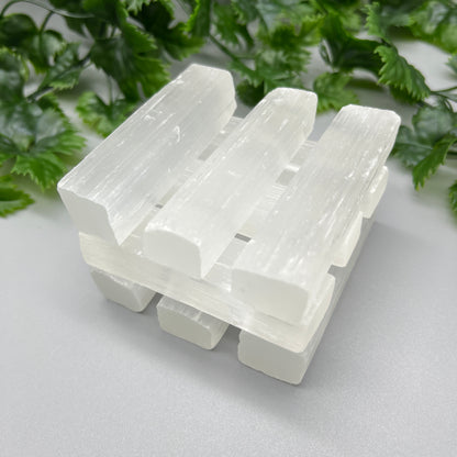 2.5-3” Selenite Stick - One Natural Selenite Stick