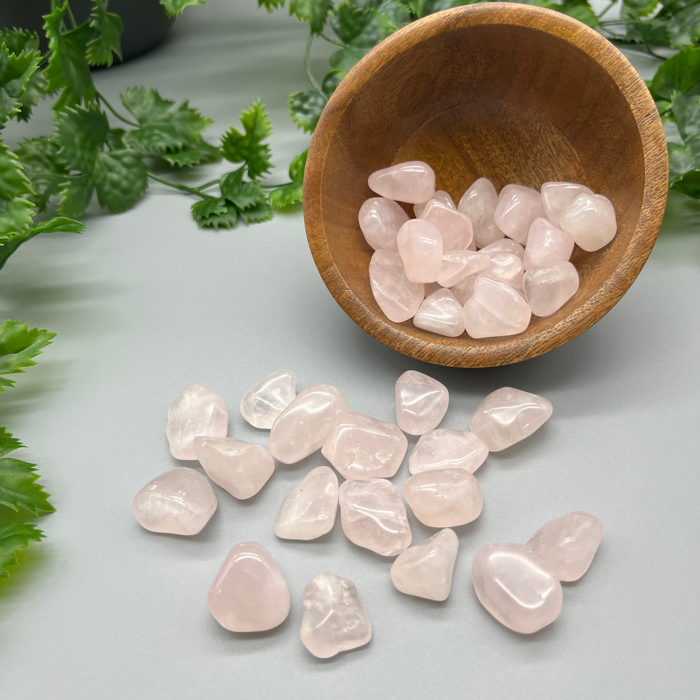 SET OF 6 OR 12 Rose Quartz Tumbled Stones